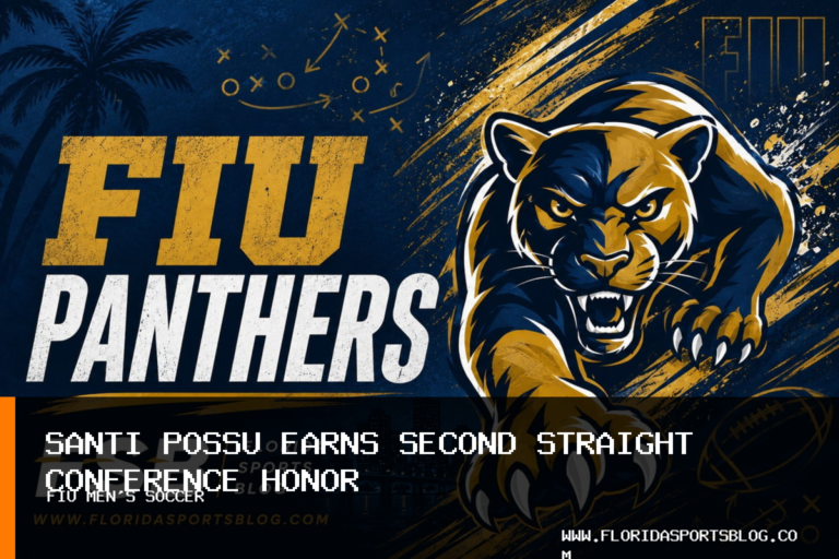 Florida International University Athletics: Santi Possu earns second straight American Conference honor for FIU men's soccer featured image