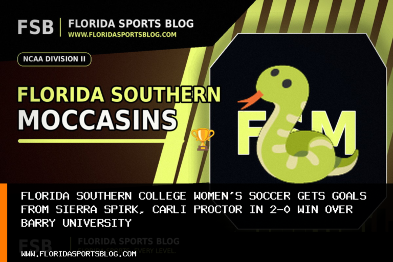 Florida Southern College Women's Soccer Gets Goals From Sierra Spirk, Carli Proctor in 2-0 Win Over Barry University featured image