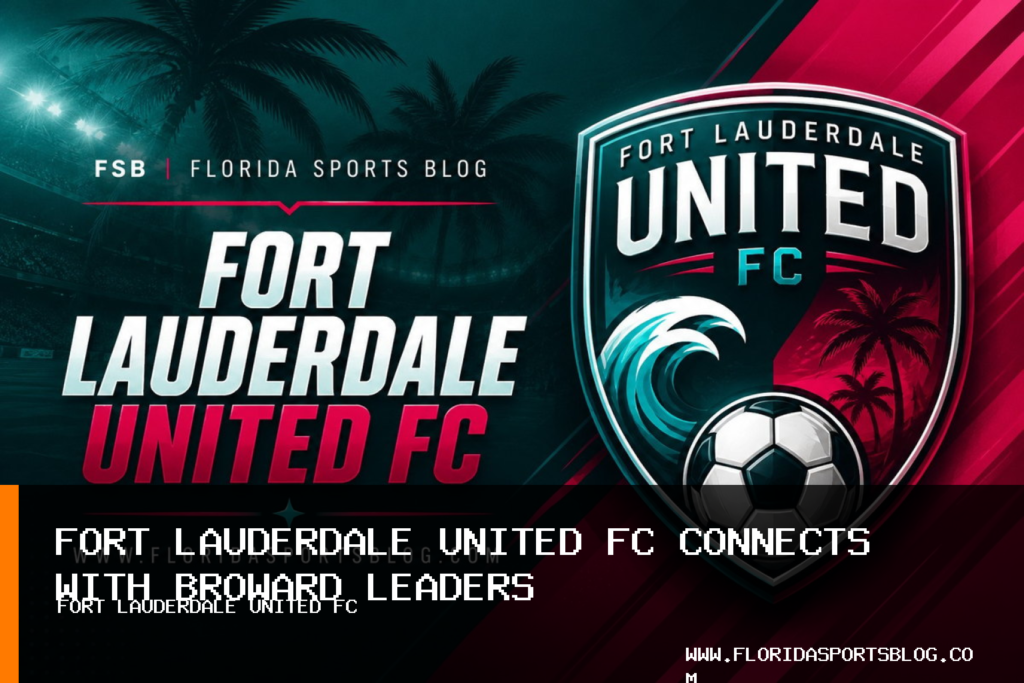 Fort Lauderdale United FC, Tommy Smith Welcome Broward Business Leaders for Soccer Outreach Event featured image