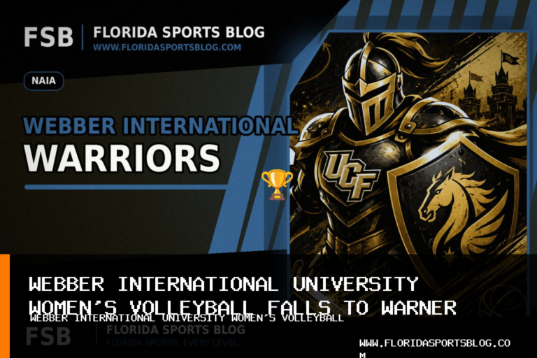 Hailey Mull Leads Webber International University Women's Volleyball Team With Nine Kills in 3-0 Loss to Warner University featured image