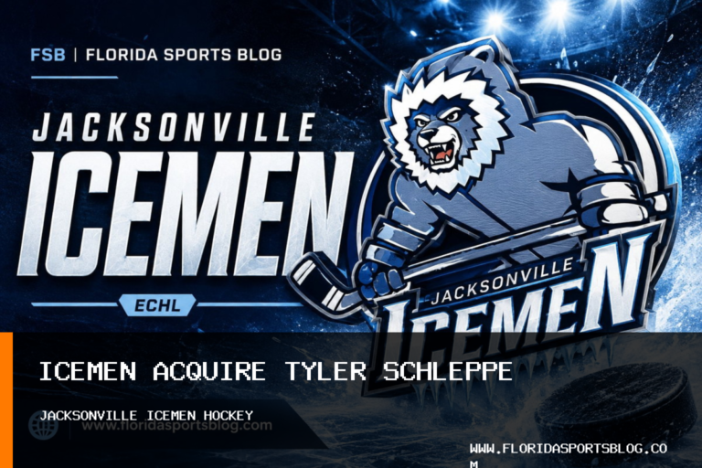 Jacksonville Icemen acquire forward Tyler Schleppe from Kalamazoo Wings in ECHL hockey trade featured image