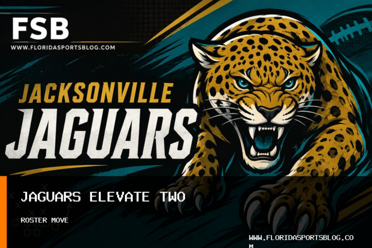 Jacksonville Jaguars Elevate Jacob Bobenmoyer and Jabbar Muhammad for Oct. 18 Football Game featured image