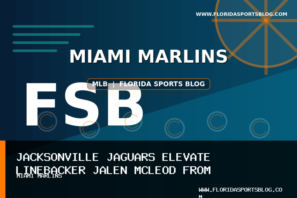 Jacksonville Jaguars elevate linebacker Jalen McLeod from practice squad for next game featured image