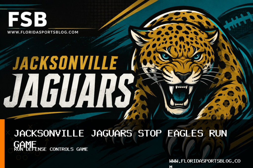 Jacksonville Jaguars Run Defense Holds Philadelphia Eagles to 22 Yards in 19-17 Victory featured image
