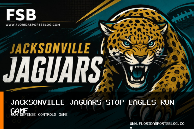 Jacksonville Jaguars Run Defense Holds Philadelphia Eagles to 22 Yards in 19-17 Victory featured image