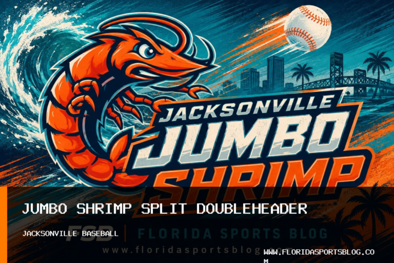 Jacksonville Jumbo Shrimp Split Baseball Doubleheader With Gwinnett Stripers Behind Justin King’s Three Scoreless Innings featured image
