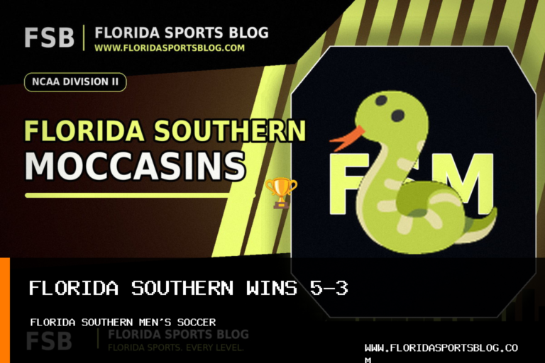 Joshua Grosser leads Florida Southern College men's soccer to 5-3 win over Saint Leo featured image