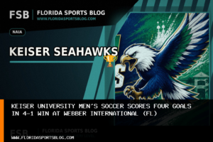 Keiser University Men’s Soccer Scores Four Goals in 4-1 Win at Webber International (FL)