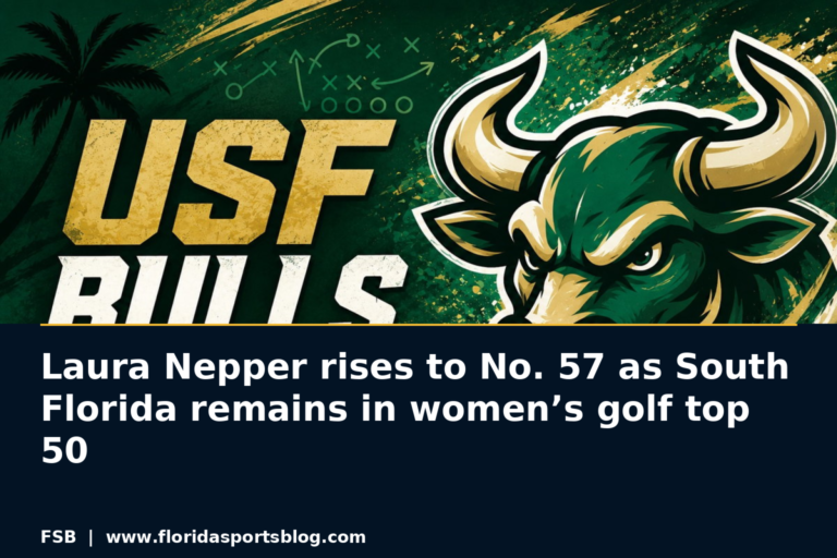Laura Nepper rises to No. 57 as South Florida remains in women’s golf top 50 featured image