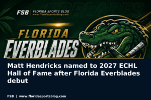 Matt Hendricks named to 2027 ECHL Hall of Fame after Florida Everblades debut