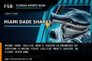 Miami Dade College Men’s Soccer Eliminated by Eastern Florida State College Men’s Soccer in FCSAA Semifinal