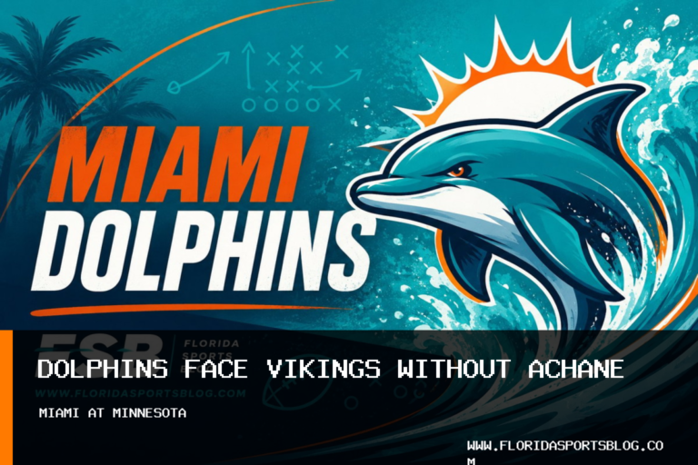 Miami Dolphins Face Unbeaten Minnesota Vikings Without De'Von Achane as Gordon, Wright Get Bigger Roles featured image