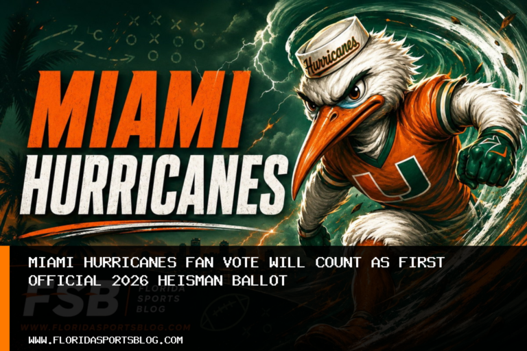 Miami Hurricanes fan vote will count as first official 2026 Heisman ballot featured image