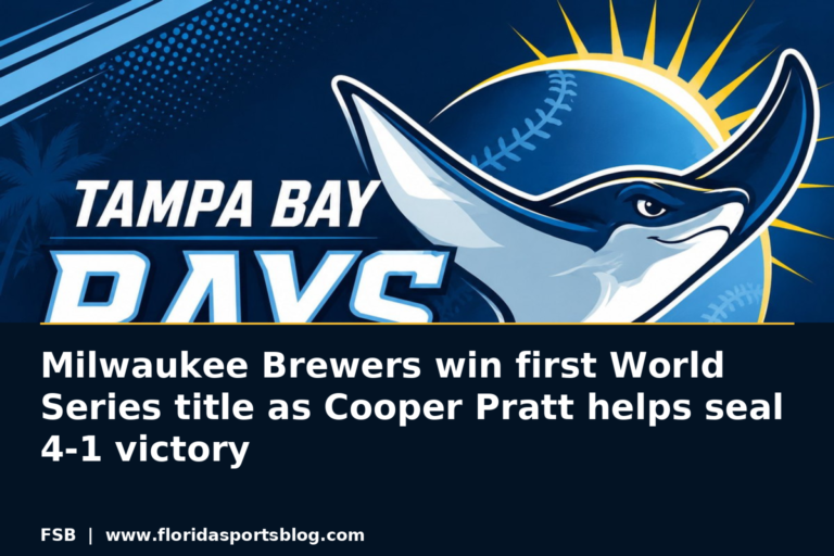 Milwaukee Brewers win first World Series title as Cooper Pratt helps seal 4-1 victory featured image