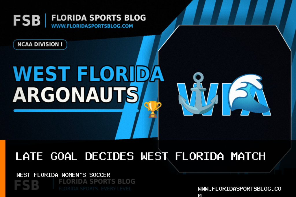 Morgan Guillemette’s Late Goal Gives University of North Florida 1-0 Win Over University of West Florida Athletics Women’s Soccer featured image