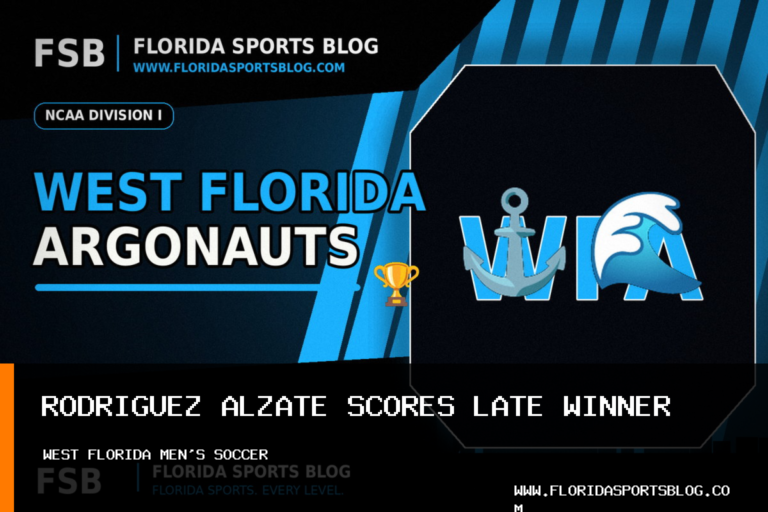 Nikolas Rodriguez Alzate Scores Late as University of West Florida Athletics Men's Soccer Defeats Lipscomb 1-0 featured image