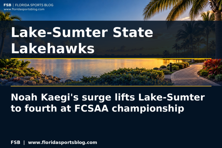 Noah Kaegi's surge lifts Lake-Sumter to fourth at FCSAA championship featured image