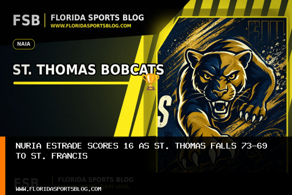 Nuria Estrade scores 16 as St. Thomas falls 73-69 to St. Francis featured image