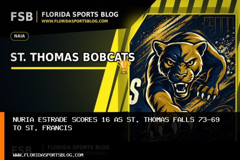 Nuria Estrade scores 16 as St. Thomas falls 73-69 to St. Francis featured image