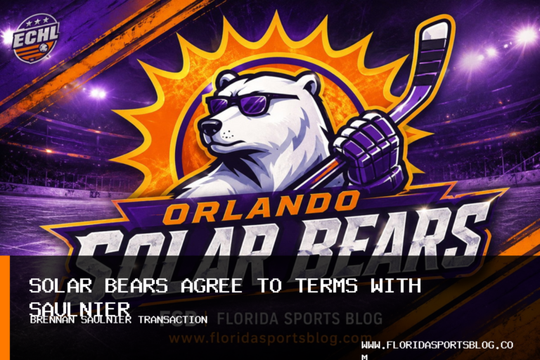 Orlando Solar Bears Agree to Terms With Forward Brennan Saulnier for 2026-27 ECHL Season featured image
