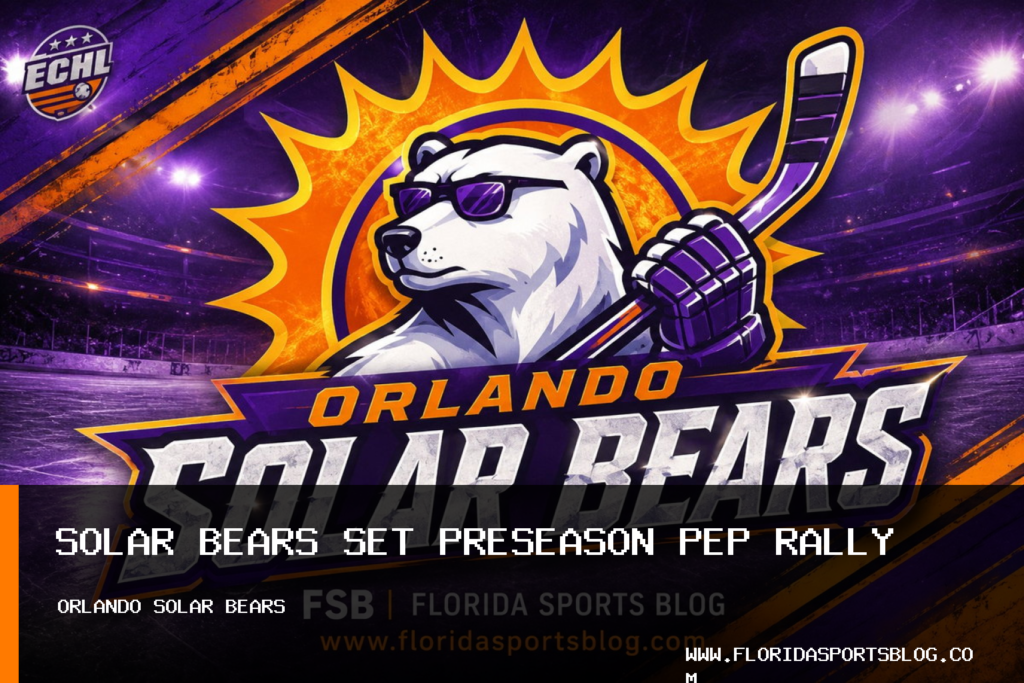 Orlando Solar Bears Set Oct. 10 Preseason Pep Rally at AdventHealth Orlando Ice Den featured image