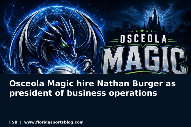 Osceola Magic hire Nathan Burger as president of business operations featured image