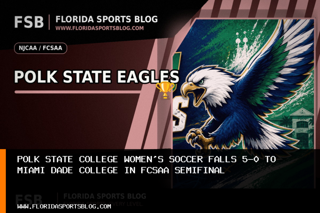 Polk State College Women’s Soccer Falls 5-0 to Miami Dade College in FCSAA Semifinal featured image