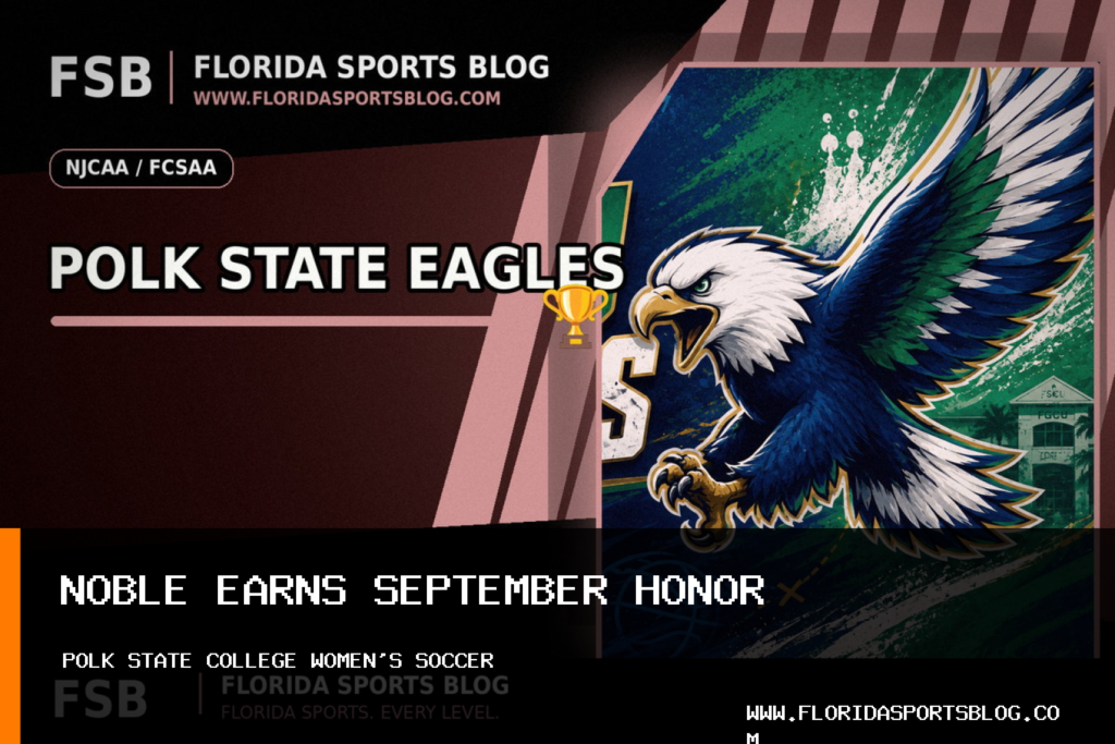 Polk State College Women’s Soccer Names Jaycie Noble September 2026 Eagle of the Month featured image