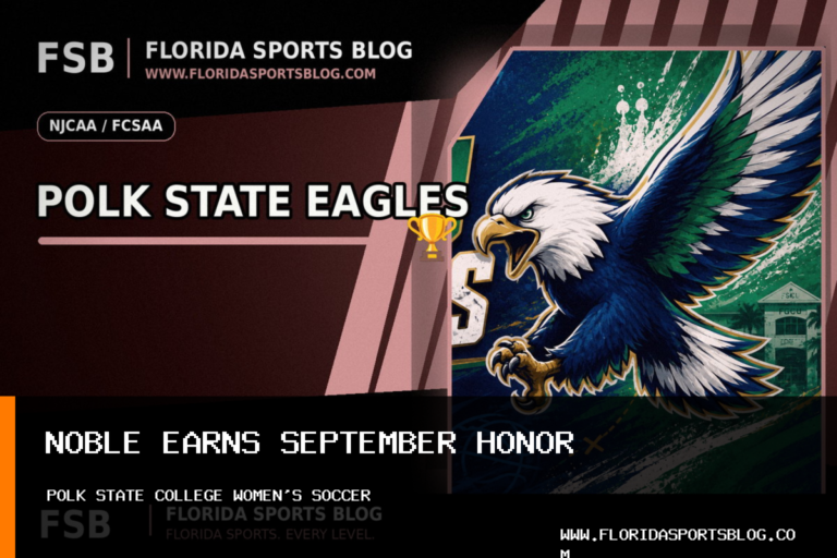 Polk State College Women’s Soccer Names Jaycie Noble September 2026 Eagle of the Month featured image