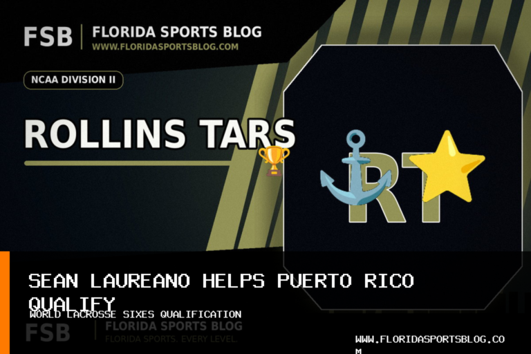 Rollins College men's lacrosse player Sean Laureano helps Puerto Rico qualify for 2027 World Lacrosse Sixes Championships featured image