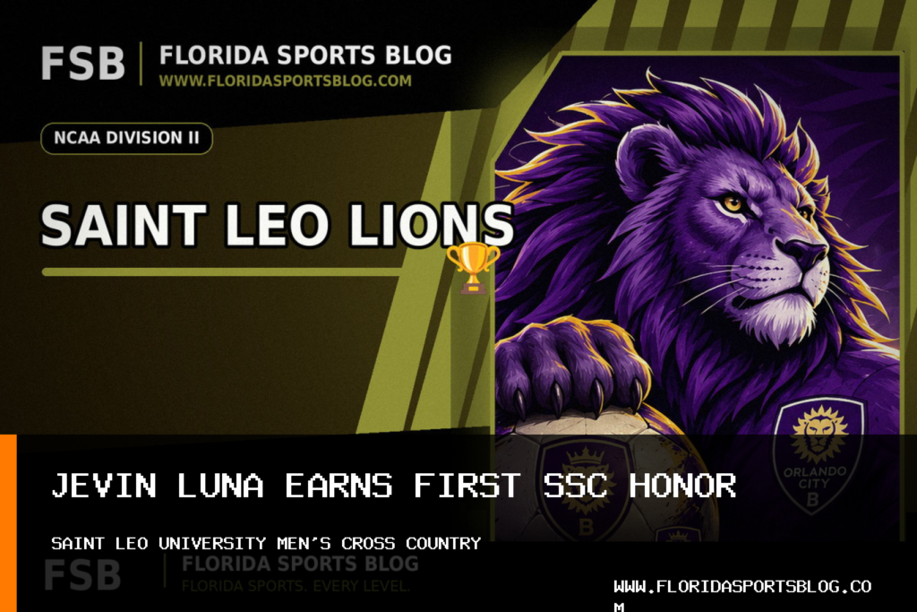 Saint Leo University men's cross country sophomore Jevin Luna earns first Sunshine State Conference weekly honor featured image