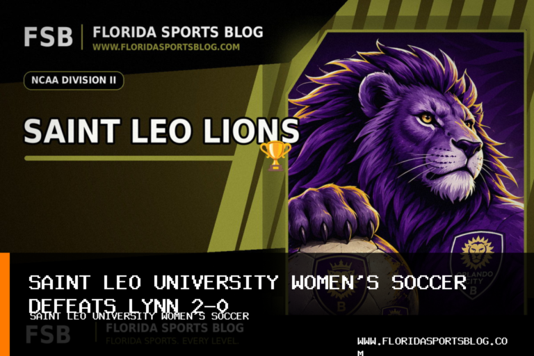 Saint Leo University Women’s Soccer Uses Two Goals and Four Saves to Defeat Fighting Knights of Lynn University 2-0 featured image