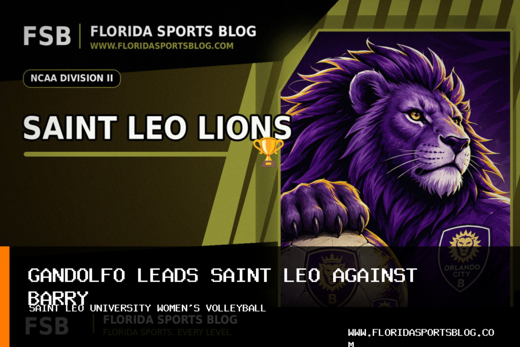 Saint Leo University Women's Volleyball Loses 3-1 to No. 9 Barry After Taking First Set featured image