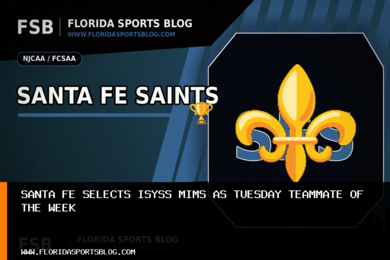 Santa Fe selects Isyss Mims as Tuesday Teammate of the Week featured image