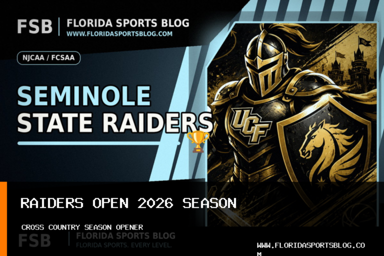 Seminole State College Raiders Open 2026 Men's and Women's Cross Country Seasons Behind Aiden Williams and Dayanara Suarez Delgado featured image