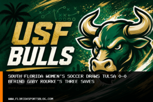 South Florida women’s soccer draws Tulsa 0-0 behind Gaby Rourke’s three saves