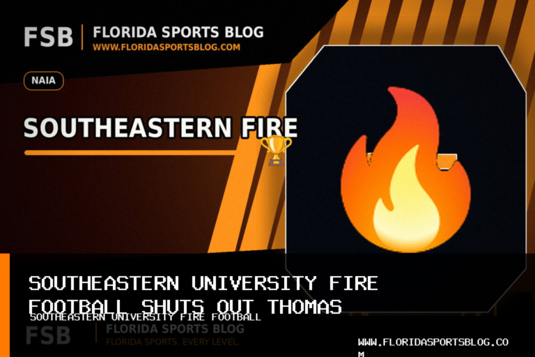 Southeastern University Fire football scores in all three phases during 51-0 win over Thomas (Ga.) featured image