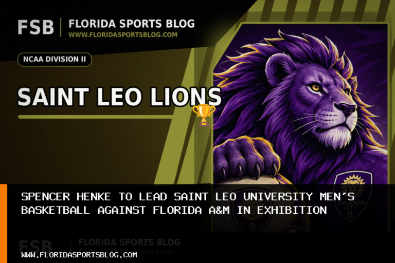 Spencer Henke to Lead Saint Leo University Men's Basketball Against Florida A&M in Exhibition featured image