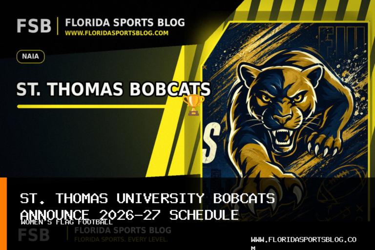 St. Thomas University Bobcats, Nick Clements Announce 2026-27 Women’s Flag Football Schedule featured image