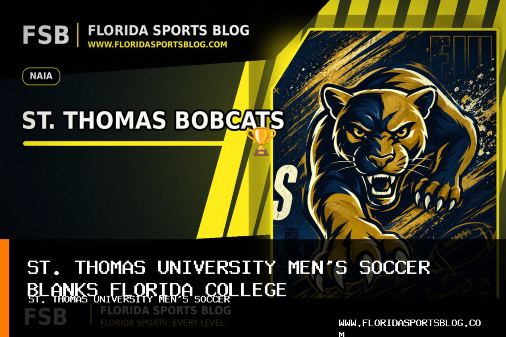 St. Thomas University Men's Soccer shuts out Florida College 5-0 behind five goal scorers featured image