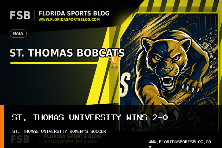 St. Thomas University Women’s Soccer Gets First-Half Goals From Julia Ezcurra and Dayanara Monetti in 2-0 Win featured image