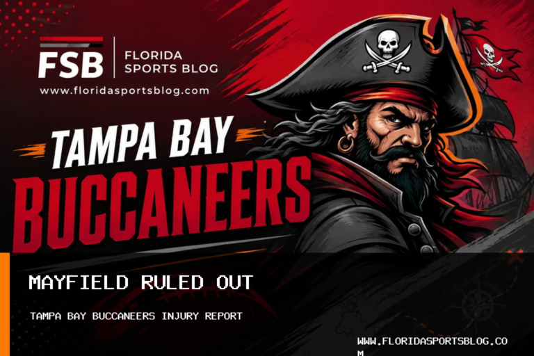 Tampa Bay Buccaneers Rule Out Baker Mayfield, Antoine Winfield Jr. and David Sills V Before NFL Week Six Matchup With Pittsburgh Steelers featured image