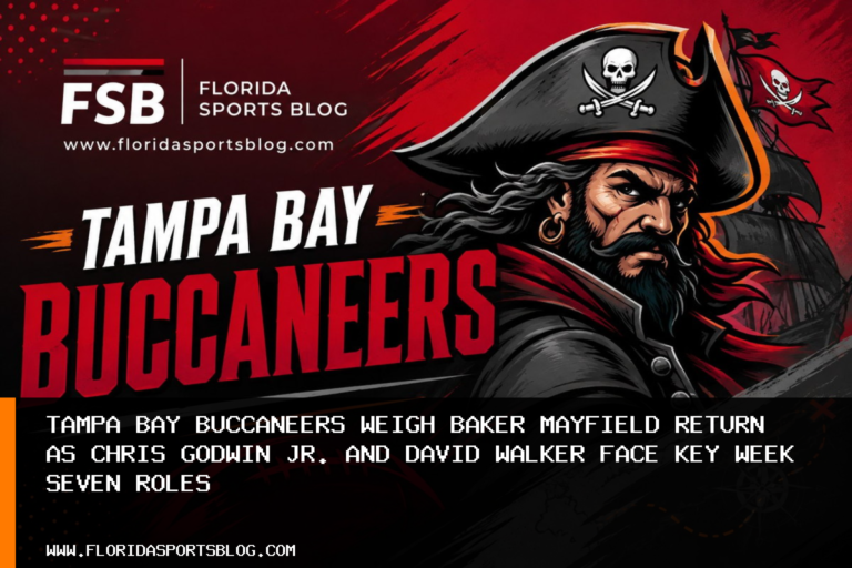 Tampa Bay Buccaneers Weigh Baker Mayfield Return as Chris Godwin Jr. and David Walker Face Key Week Seven Roles featured image
