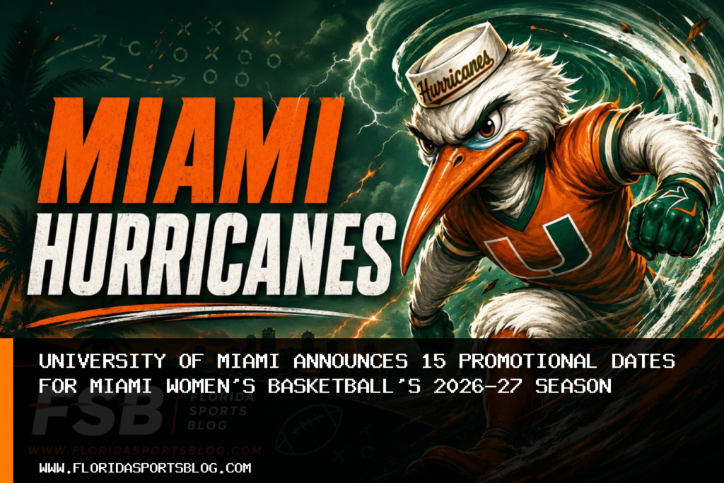 University of Miami Announces 15 Promotional Dates for Miami Women’s Basketball’s 2026-27 Season featured image