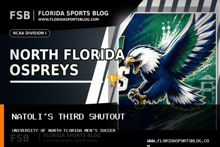 University of North Florida Men's Soccer Draws Bellarmine 0-0 Behind Luciano Natoli's Third Shutout featured image