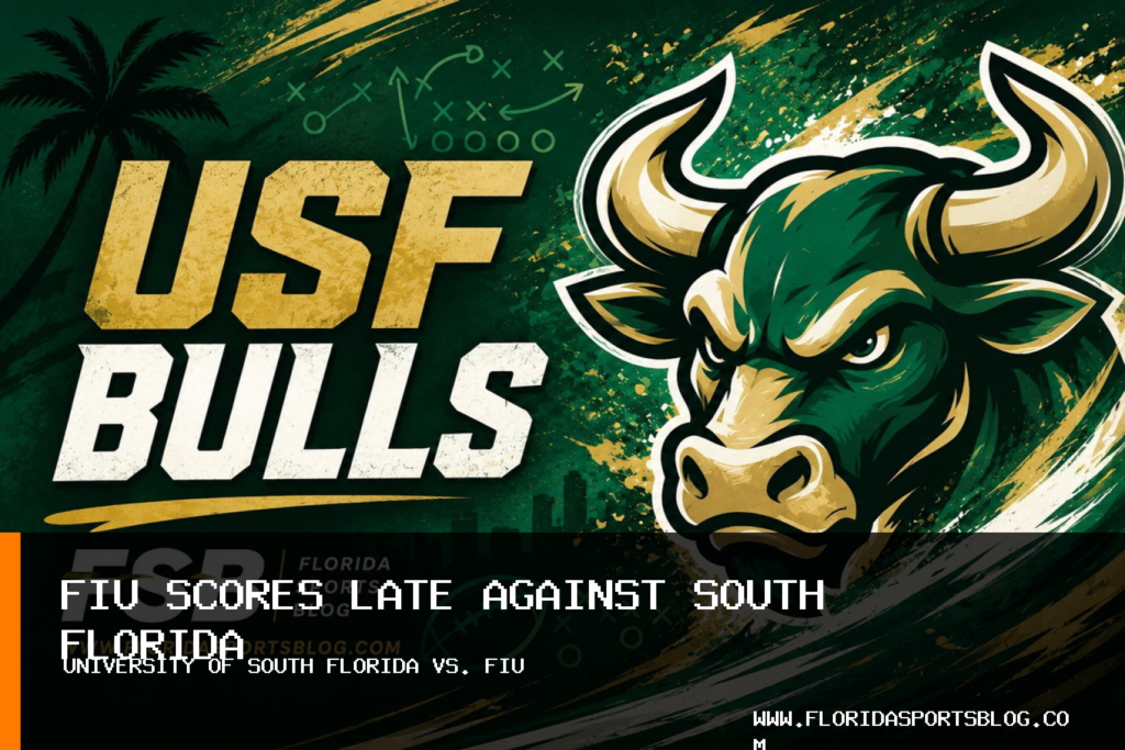 University of South Florida men's soccer team falls to FIU on Santi Possu's 83rd-minute goal featured image