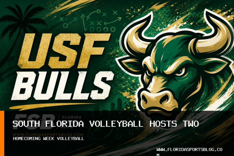 University of South Florida women's volleyball team hosts Charlotte and Tulane at The Corral featured image