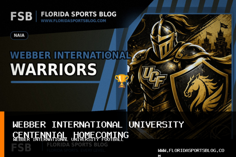 Webber International University Football to Host Ave Maria University for Centennial Homecoming Game featured image